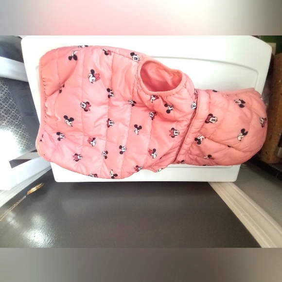 H&M | Jackets & Coats | Pink Disney Mickey And Minnie Mouse Hm Puffer ...